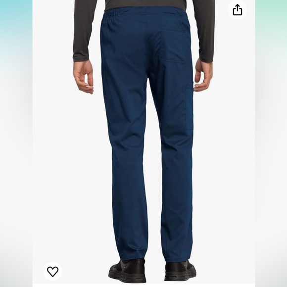 ⚜️UNISEX Cherokee Revolution Medical Scrub Pants WW020 in Navy! NWT! - Picture 3 of 6